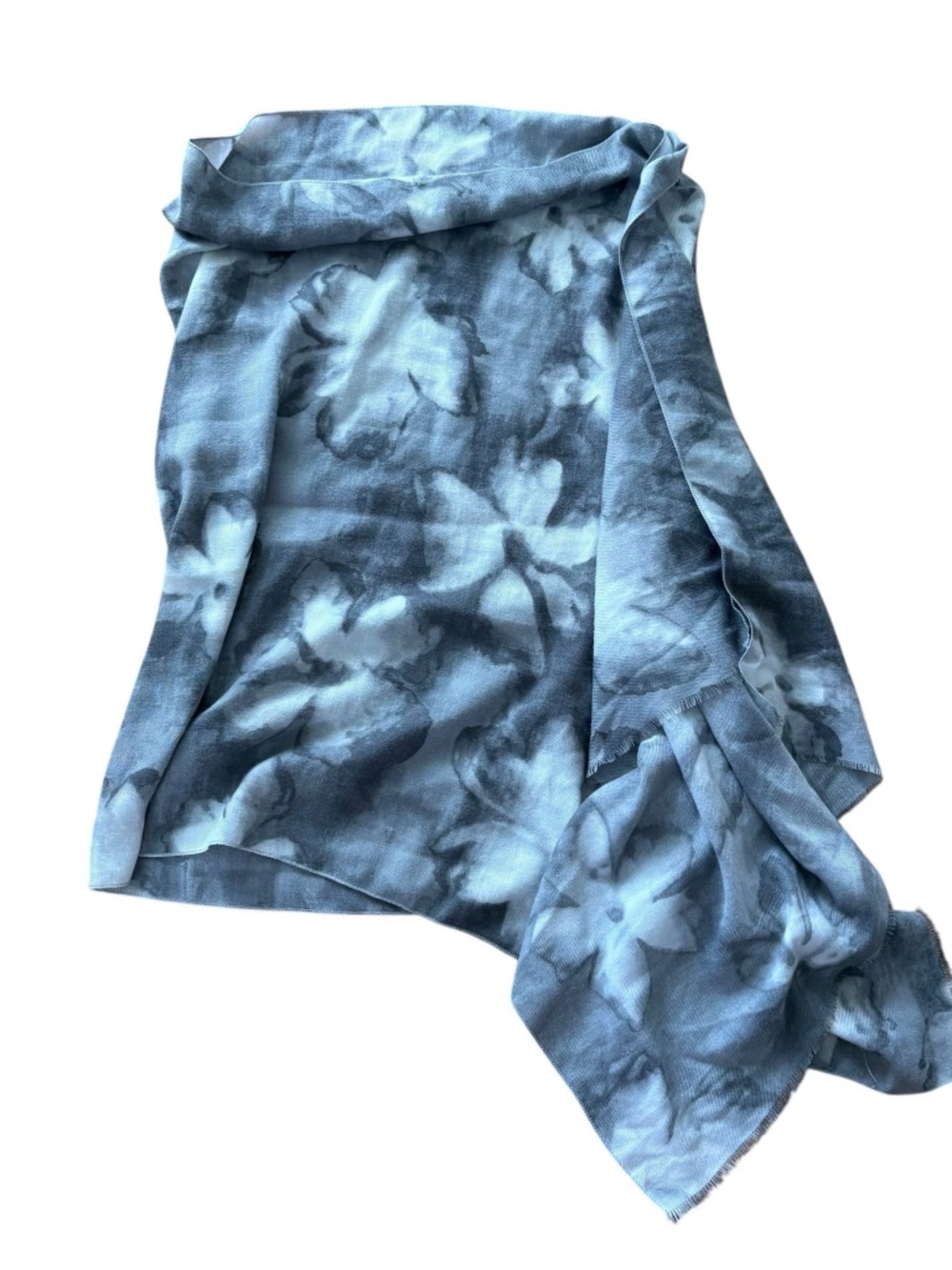 Gray Floral Fairy Scarf